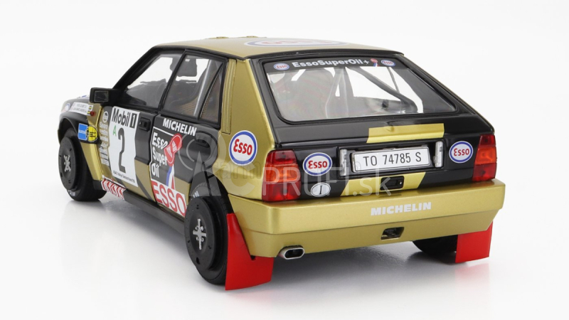 Solido Lancia Delta Hf H.f. Grifone Srl N 2 3. Rally Deutschland 1989 Y.loubet - J.m.andrie 1:18 Zlatá čierna