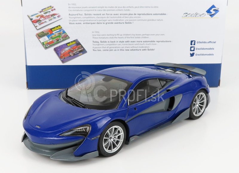 Solido Mclaren 600lt 2018 1:18 Purple