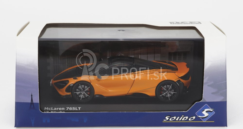 Solido Mclaren 765lt 2020 1:43 oranžový