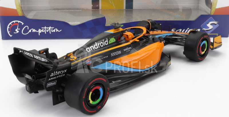 Solido Mclaren F1 Mcl36 Mercedes Team Mclaren N 3 Australian GP 2022 Daniel Ricciardo 1:18 Oranžová svetlo modrá