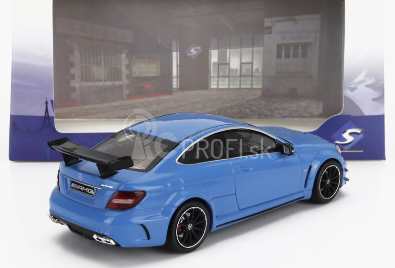 Solido Mercedes benz C-class C63 Amg Black Series 2012 1:43 Modrá