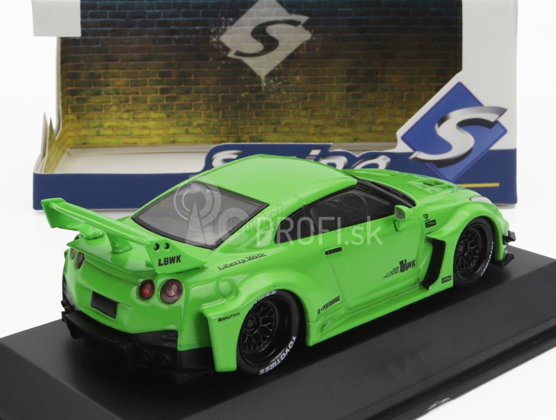 Solido Nissan Gt-r (r35) Lb Liberty Walk Coupe 2016 1:43 Zelená