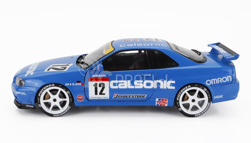 Solido Nissan Skyline Gt-r (r34) Streetfighter N 12 Calsonic Tribute 2000 1:18 Modrá