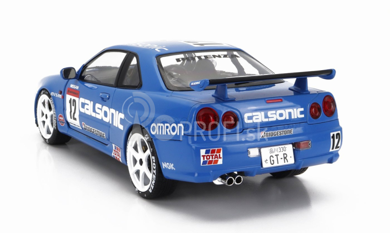 Solido Nissan Skyline Gt-r (r34) Streetfighter N 12 Calsonic Tribute 2000 1:18 Modrá