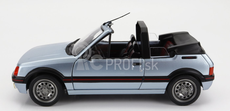 Solido Peugeot 205 Cti Mki (gti) 1.6 Cabriolet 1989 1:18 Light Blue Met