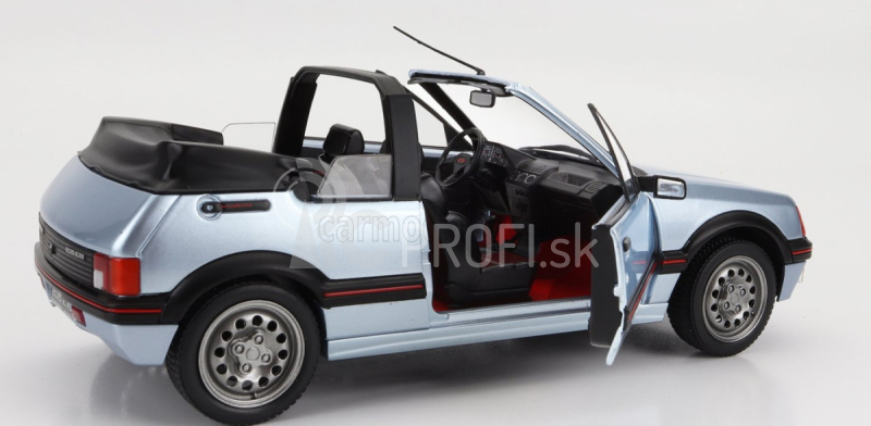 Solido Peugeot 205 Cti Mki (gti) 1.6 Cabriolet 1989 1:18 Light Blue Met