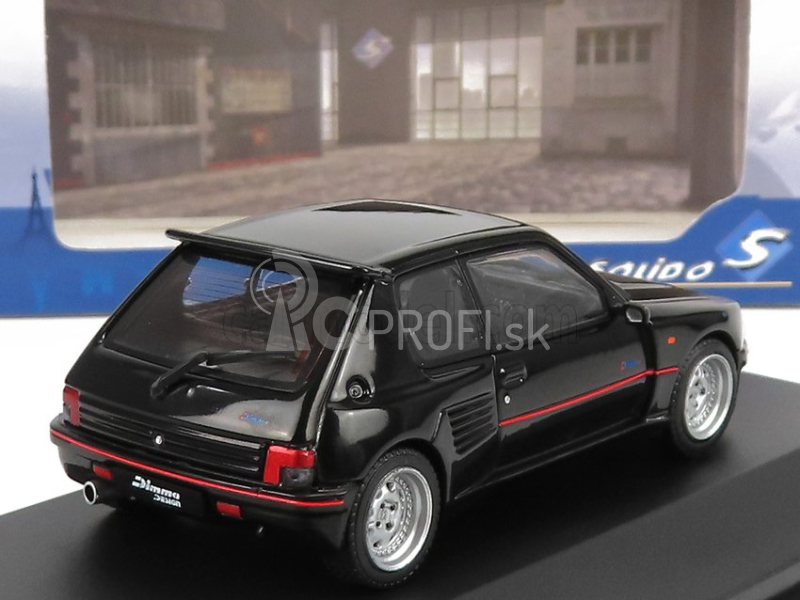 Solido Peugeot 205 Gti Dimma Body Kit 1988 1:43 Black