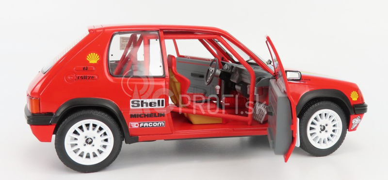 Solido Peugeot 205 Rallye N 26 Rally Tour De Corse 1990 H.devin - F.viste 1:18 Červená čierna