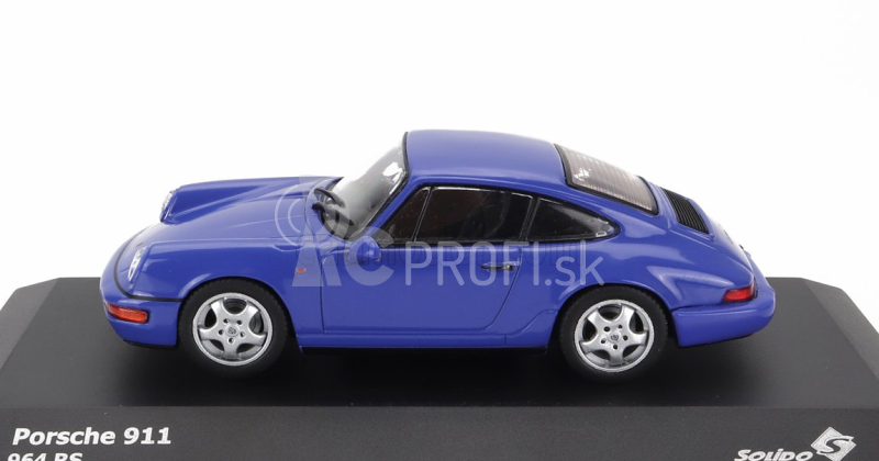 Solido Porsche 911 964 Rs Coupe 1992 1:43 Modrá