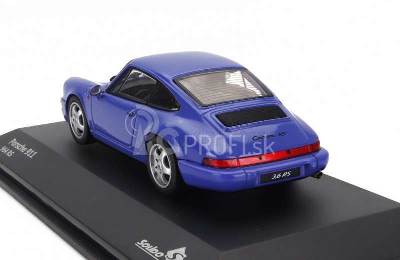 Solido Porsche 911 964 Rs Coupe 1992 1:43 Modrá