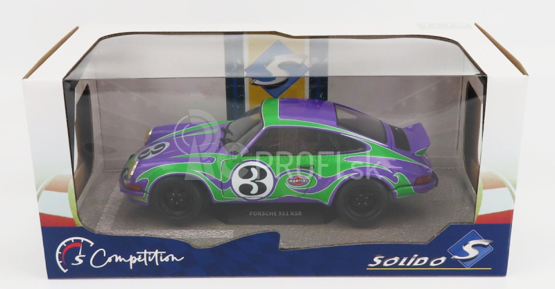 Solido Porsche 911 Rsr Coupe N 3 Happy Tribute 1973 1:18 Purple Green