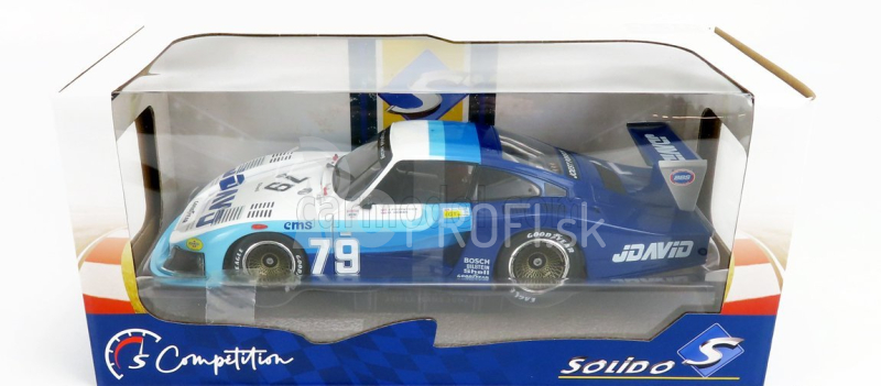 Solido Porsche 935/81 Moby Dick Team John Fitzpatrick N 79 24h Le Mans 1982 J.fitzpatrick - D.hobbs 1:18 Blue White