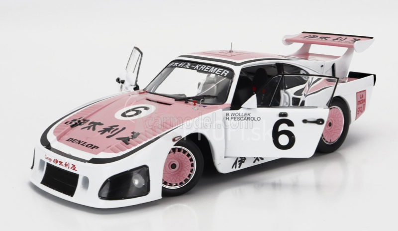 Solido Porsche 935k3 Team Porsche Kremer Racing N 6 Winner 1000km Suzuka 1981 B.wollek - H.pescarolo 1:18 Biela Ružová