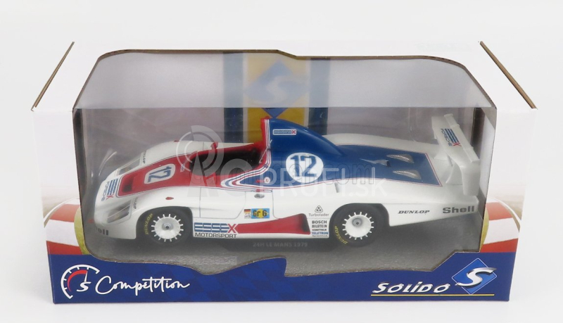 Solido Porsche 936 2.1l Turbo Team Essex Motorsport N 12 24h Le Mans 1979 J.ickx - B.redman - J.barth 1:18 Biela červená modrá