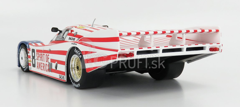 Solido Porsche 956 2.6l Turbo Team Joest Racing N 8 3. 24h Le Mans 1986 G.follmer - J.morton - K.miller 1:18 Biela červená modrá