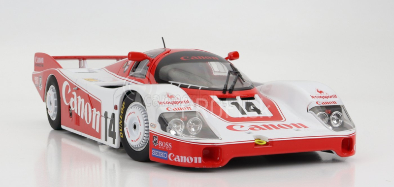 Solido Porsche 956 Turbo Team Canon Racing N 14 24h Le Mans 1983 J.palmer - J.lammers - R.lloyd 1:18 Červená Biela