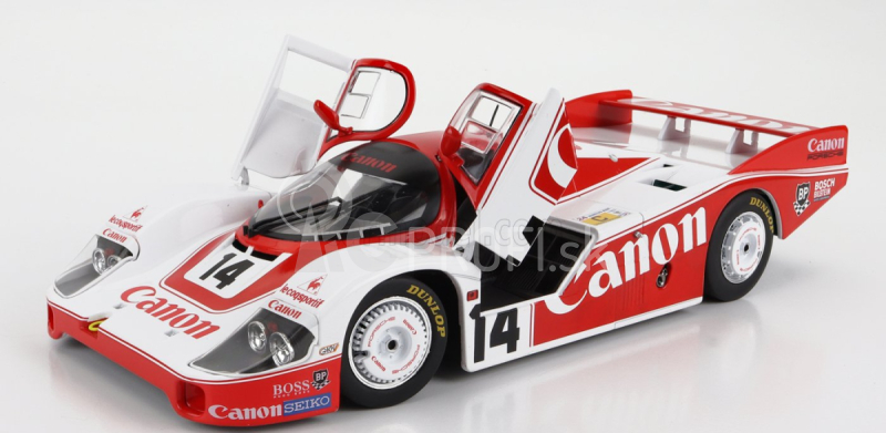 Solido Porsche 956 Turbo Team Canon Racing N 14 24h Le Mans 1983 J.palmer - J.lammers - R.lloyd 1:18 Červená Biela