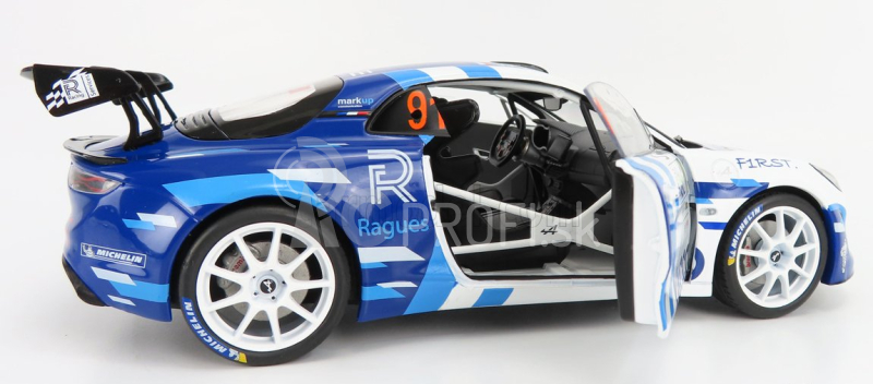 Solido Renault A110 Alpine N 91 Winner Rgt Class Rally Monza 2020 P.ragues - J.pesenti 1:18 2 Tones Blue White