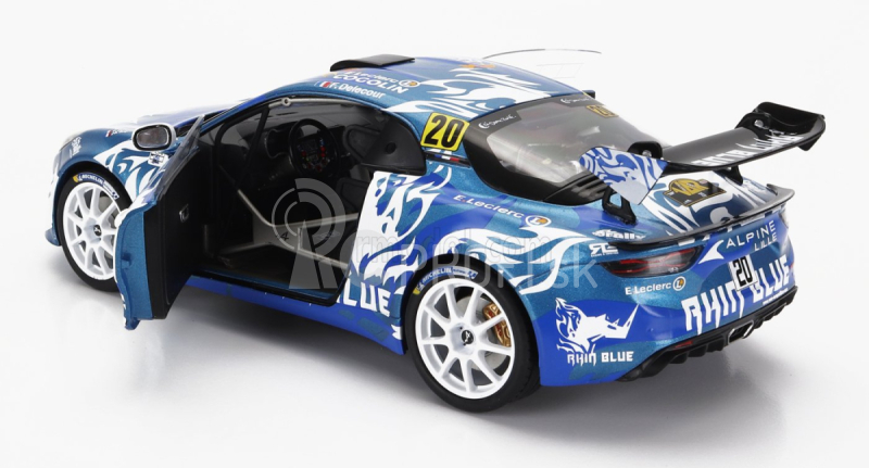 Solido Renault A110 Alpine (nočná verzia) N 20 Rally Du Var 2021 F.delecour - J.r.guigonnet 1:18 Bielo modrá