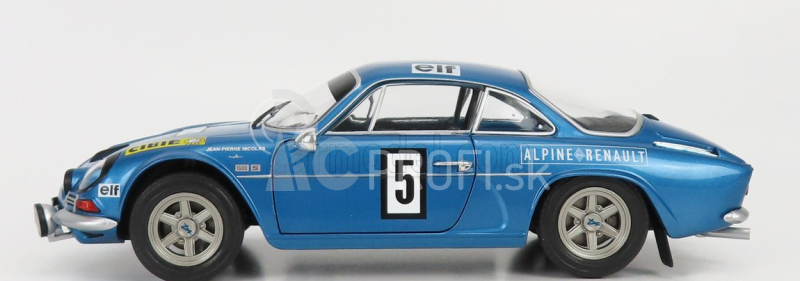 Solido Renault Alpine A110 1600s N 5 Rally Olympia 1972 J.p.nicolas - J.todt 1:18 Modrá