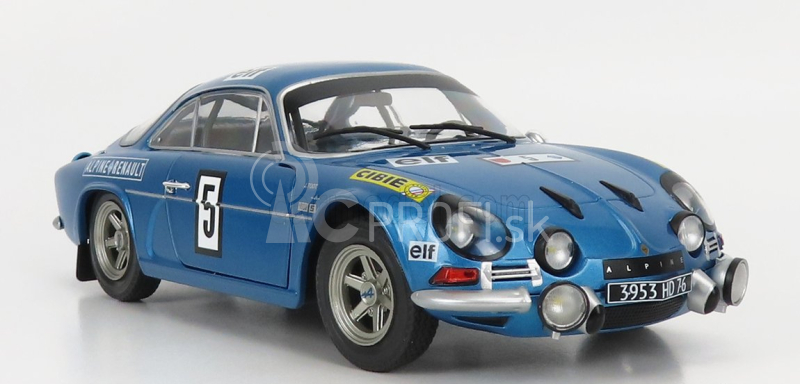 Solido Renault Alpine A110 1600s N 5 Rally Olympia 1972 J.p.nicolas - J.todt 1:18 Modrá