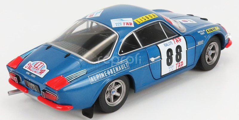 Solido Renault Alpine A110 1600s N 88 Winner Rally Portugal 1971 Jean P.nicolas - J.todt 1:18 Modrá červená