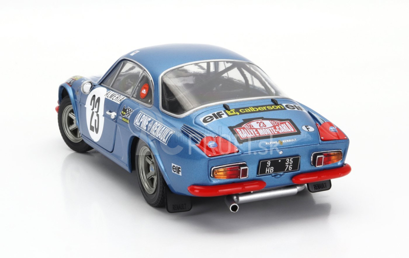 Solido Renault Alpine A110 1600s (nočná verzia) N 23 Rally Montecarlo 1972 Jean Pierre Nicolas - Michel Vial 1:18 Blue Met