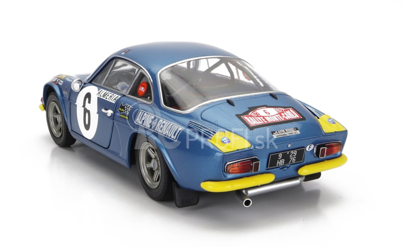 Solido Renault Alpine A110 1600s (nočná verzia) N 6 Rally Montecarlo 1972 J.candruet - P.pagani 1:18 Blue Met