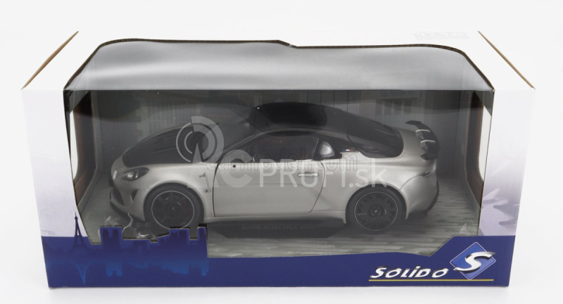 Solido Renault Alpine A110 Radicale Coupe 2022 1:18 matná strieborná