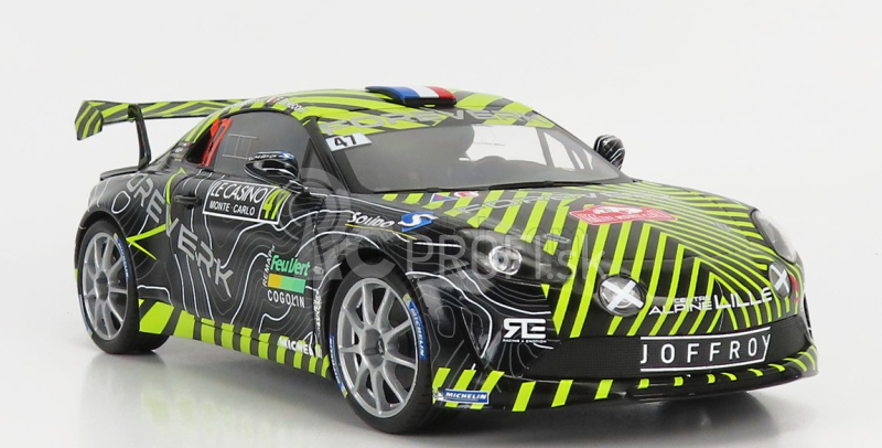 Solido Renault Alpine A110 Rally N 47 Rally Montecarlo 2022 F.delecour - J.r.guigonnet 1:18 Čierna zelená