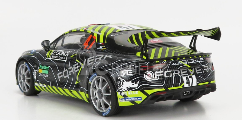 Solido Renault Alpine A110 Rally N 47 Rally Montecarlo 2022 F.delecour - J.r.guigonnet 1:18 Čierna zelená