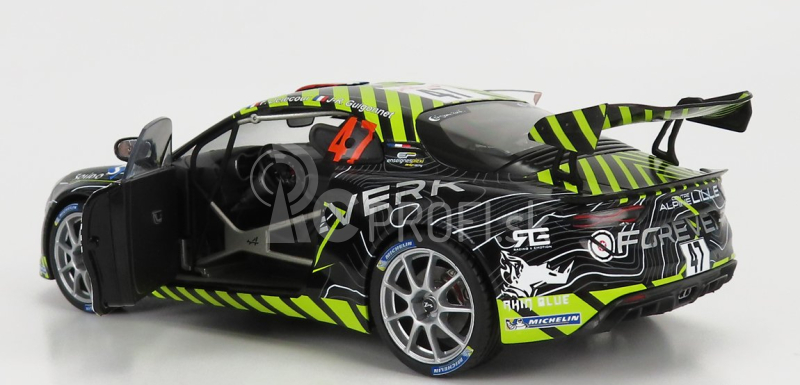 Solido Renault Alpine A110 Rally N 47 Rally Montecarlo 2022 F.delecour - J.r.guigonnet 1:18 Čierna zelená