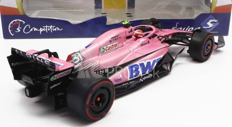 Solido Renault F1 A522 Team Alpine Bwt N 31 Saudi Arabia Gp 2022 Esteban Ocon 1:18 Ružová