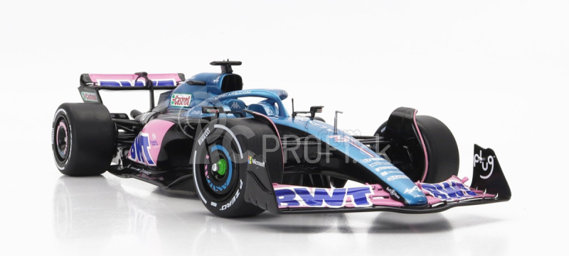 Solido Renault F1 A523 Team Bwt Alpine Press Launch Livery N 10 Pierre Gasly - N 31 Esteban Ocon 2023 1:18 Modrá čierna ružová