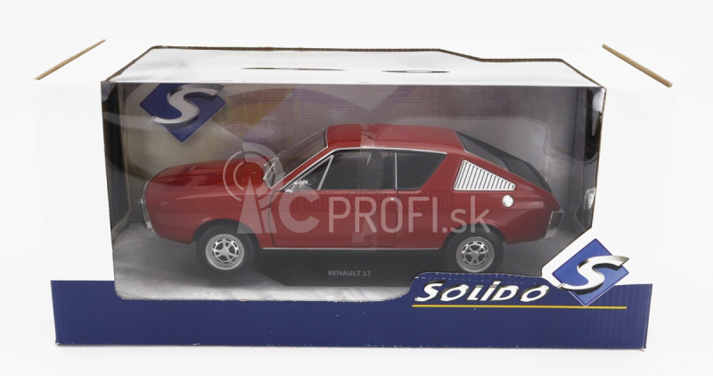 Solido Renault R17 Mk1 1976 1:18 Červená