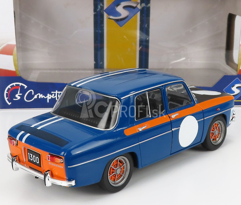 Solido Renault R8 Gordini 1300 1967 1:18 Svetlo modrá oranžová