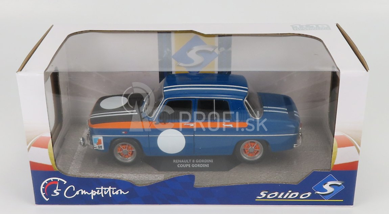 Solido Renault R8 Gordini 1300 1967 1:18 Svetlo modrá oranžová