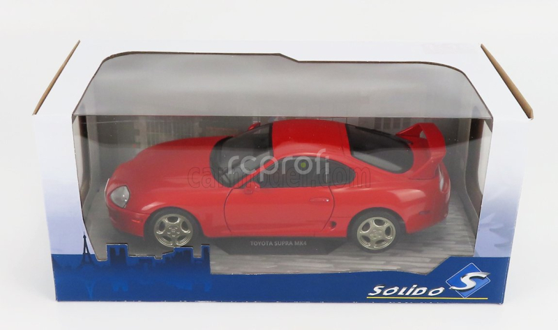 Solido Toyota Supra Mkiv (a80) Coupe 1993 1:18 Červená