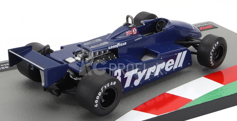 Solido Tyrrell F1 011 Denim N 3 Long Beach Gp 1982 Michele Alboreto 1:43 Modrá