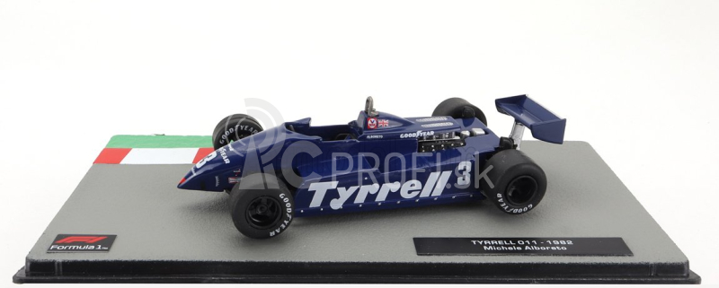 Solido Tyrrell F1 011 Denim N 3 Long Beach Gp 1982 Michele Alboreto 1:43 Modrá