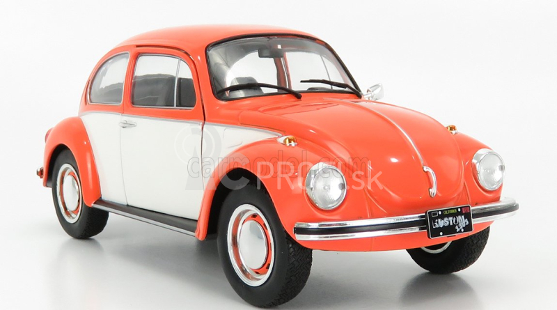 Solido Volkswagen Beetle 1303 1974 1:18 oranžová biela