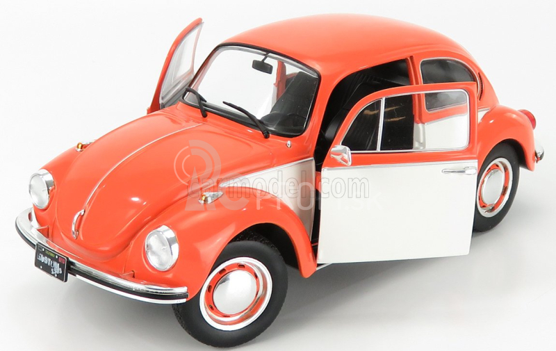 Solido Volkswagen Beetle 1303 1974 1:18 oranžová biela