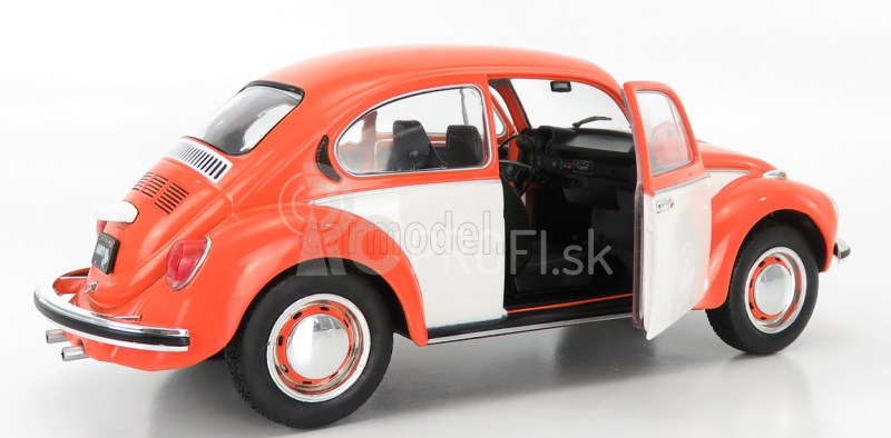 Solido Volkswagen Beetle 1303 1974 1:18 oranžová biela