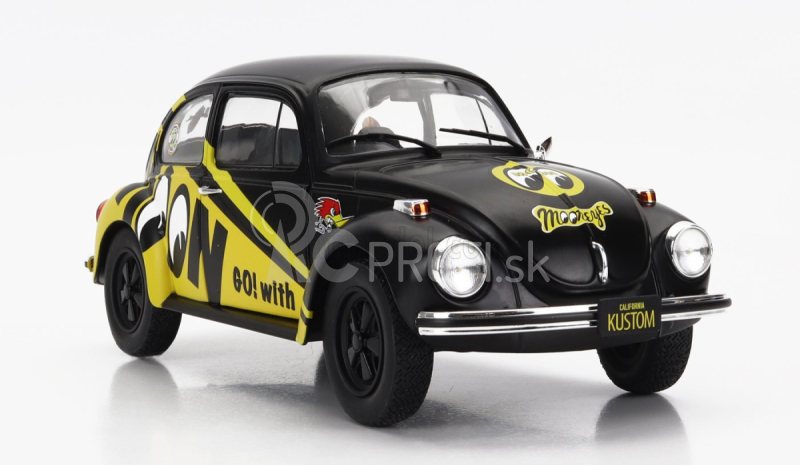 Solido Volkswagen Beetle 1303 Mooneyes 1974 1:18 čierno-žltý