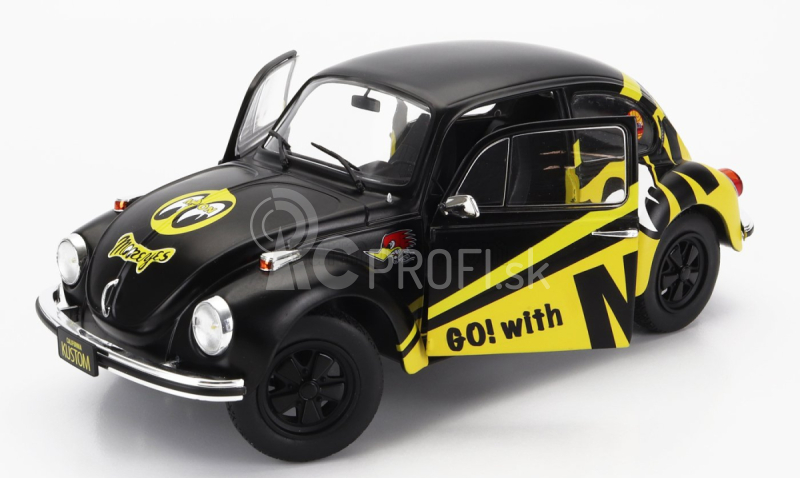 Solido Volkswagen Beetle 1303 Mooneyes 1974 1:18 čierno-žltý