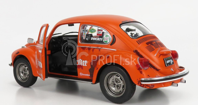 Solido Volkswagen Beetle 1303 N 8 Jaegermeister Tribute 1974 1:18 oranžový