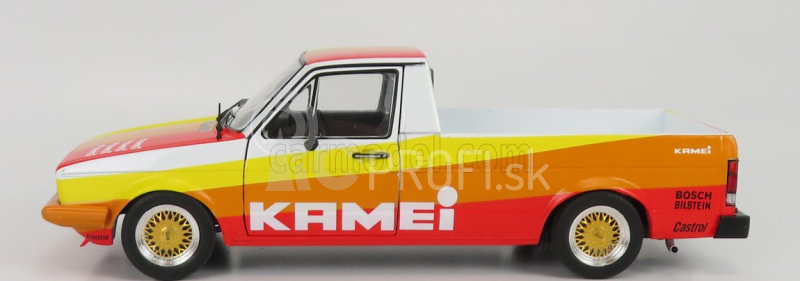 Solido Volkswagen Caddy Pick-up Mki Kamei Tribute 1982 1:18 oranžová žltá červená