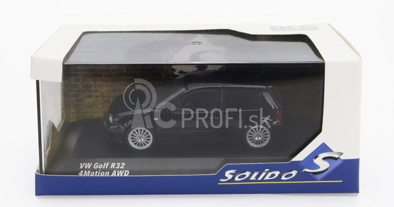 Solido Volkswagen Golf Iv R32 2003 1:43 čierny