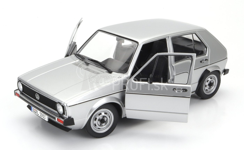 Solido Volkswagen Golf L Mki 1983 1:18 Strieborný