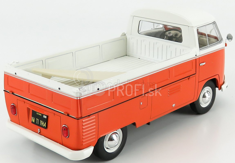 Solido Volkswagen T1 Pick-up otvorený 1950 1:18 oranžová biela